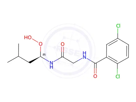 Chemical structure of Ixazomib Impurity 8
