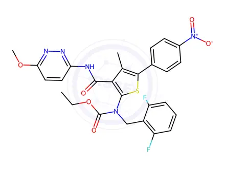 Chemical structure of Relugolix Impurity 298