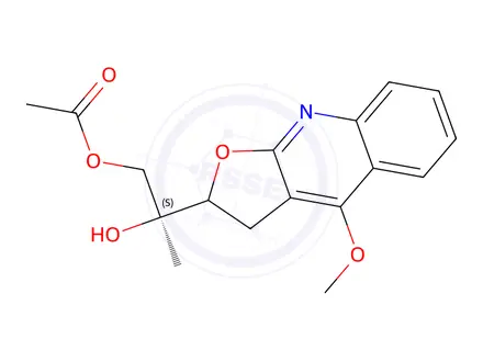 Chemical structure of DUBININE