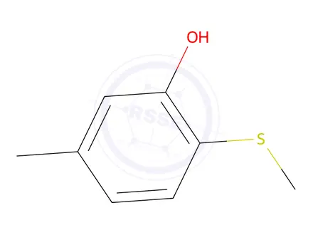Chemical structure of 5-Methyl-2-(methylthio)phenol