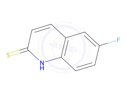 Chemical structure of 6-Fluoroquinoline-2-thiol