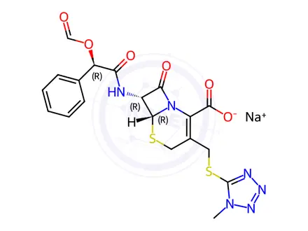 Chemical structure of Cefamandole Nafate