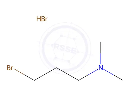 Chemical structure of 3-Bromo-N,N-dimethylpropan-1-amine Hydrobromide