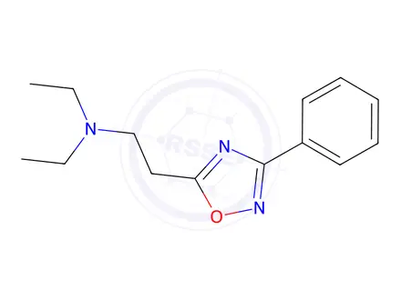 Chemical structure of (diethyl)[3-phenyl-1,2,4-oxadiazole-5-ethyl]ammonium chloride