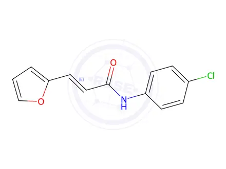 Chemical structure of N-(4-CHLORO-PHENYL)-3-FURAN-2-YL-ACRYLAMIDE