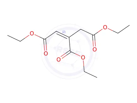 Chemical structure of (Z)-triethyl prop-1-ene-1,2,3-tricarboxylate