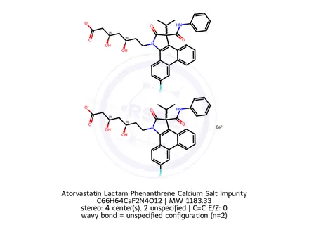 Chemical structure of Atorvastatin Calcium Impurity 33