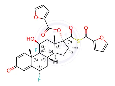 Chemical structure of Fluticasone Impurity 31 (397864-41-4)
