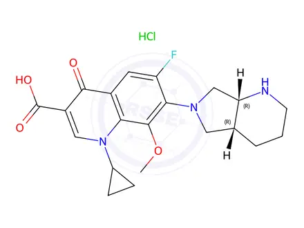 Chemical structure of Moxifloxacin USP Related Compound G