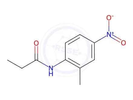 Chemical structure of N-(2-Methyl-4-nitrophenyl)propionamide