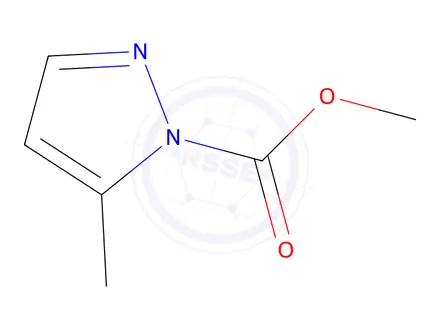 Chemical structure of Methyl 5-methyl-1H-pyrazole-1-carboxylate