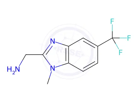 Chemical structure of (1-Methyl-5-(trifluoromethyl)-1H-benzo[d]imidazol-2-yl)methanamine