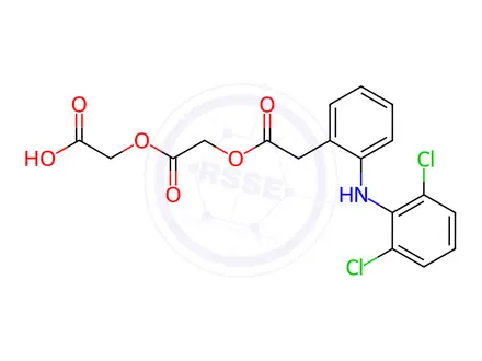 Chemical structure of Aceclofenac EP Impurity G