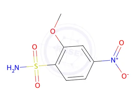 Chemical structure of 2-Methoxy-4-nitrobenzene-1-sulfonamide