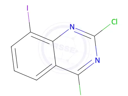 Chemical structure of 2,4-Dichloro-8-iodoquinazoline