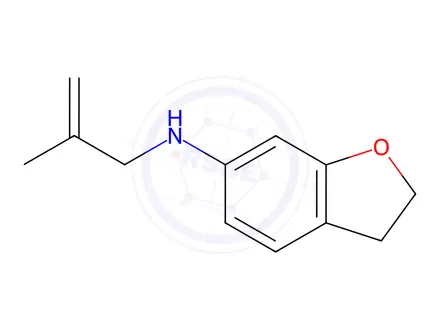 Chemical structure of N-(2-Methylallyl)-2,3-dihydrobenzofuran-6-amine