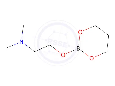 Chemical structure of [2-([1,3,2]DIOXABORINAN-2-YLOXY)-ETHYL]-DIMETHYL-AMINE