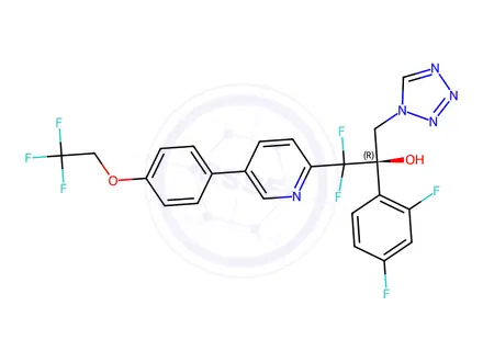Chemical structure of Oteseconazole