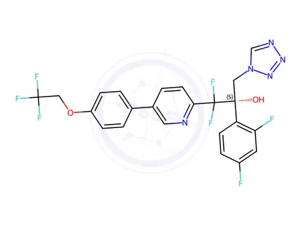 Chemical structure of Oteseconazole Impurity 1