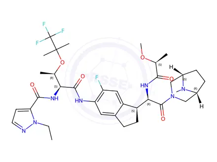 Chemical structure of Voclosporin 2-hydroxy methylpropyl