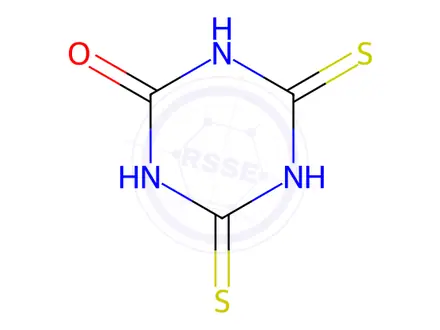 Chemical structure of tetrahydro-4,6-dithioxo-1,3,5-triazin-2(1H)-one