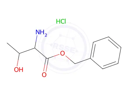 Chemical structure of D-Threonine Benzyl Ester Hydrochloride