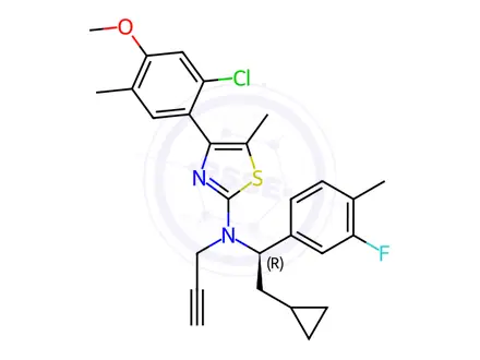 Chemical structure of Crinecerfont Impurity 1