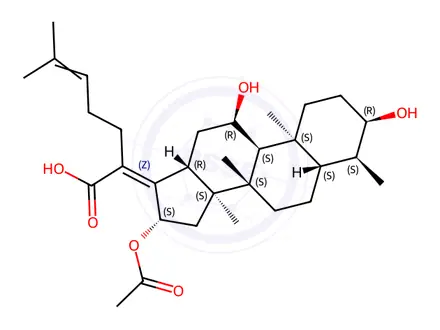 Chemical structure of Fusidic Acid