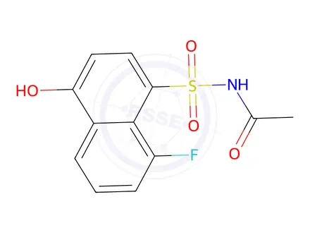 Chemical structure of (1S,4R)-2-methyl-1-phenyl-1,2,3,4-tetrahydroisoquinoline-4,6-diol