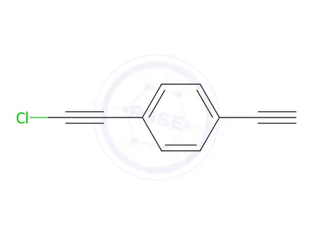 Chemical structure of 1-Chloroethynyl-4-ethynylbenzene