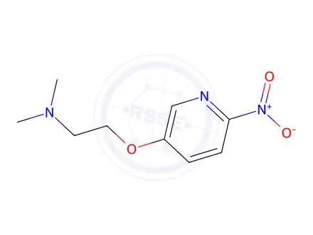 Chemical structure of N,N-Dimethyl-2-((6-nitropyridin-3-yl)oxy)ethanamine