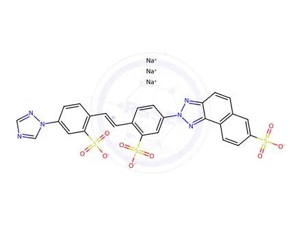 Chemical structure of 47SULFO2HNAPHTHO12DTRIAZIN2YL41H124TRIA