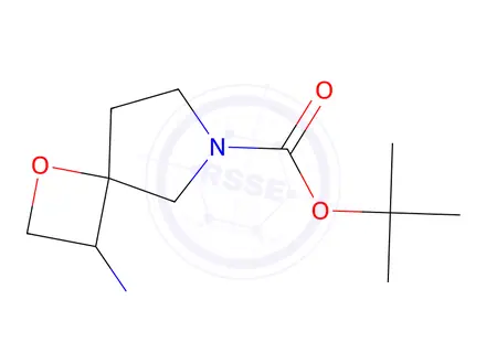 Chemical structure of Tert-butyl 3-amino-1-oxa-6-azaspiro[3.4]Octane-6-carboxylate