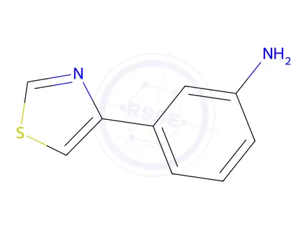 Chemical structure of 3-(1,3-thiazol-4-yl)aniline