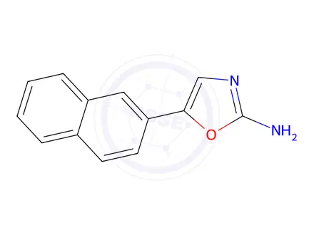 Chemical structure of 5-(Naphthalen-2-yl)oxazol-2-amine