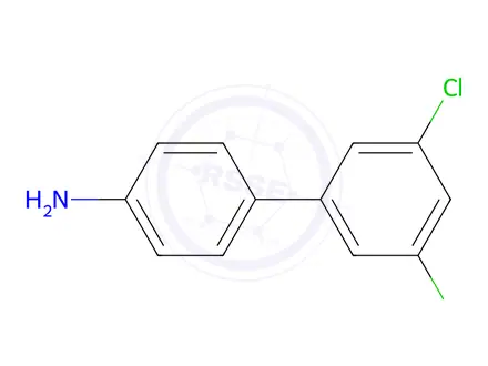 Chemical structure of 3',5'-Dichloro-[1,1'-biphenyl]-4-amine