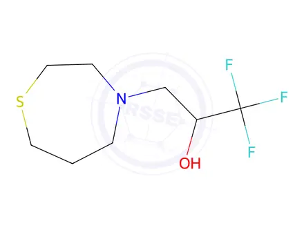 Chemical structure of 1,1,1-Trifluoro-3-(1,4-thiazepan-4-yl)propan-2-ol