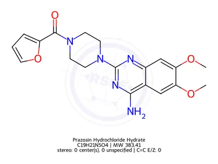 Chemical structure of Terazosin Impurity 15