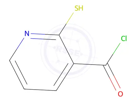 Chemical structure of 2-Mercaptonicotinoyl chloride