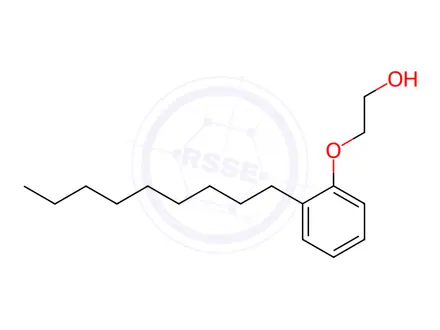 Chemical structure of 2-n-Nonylphenol-mono-ethoxylate
