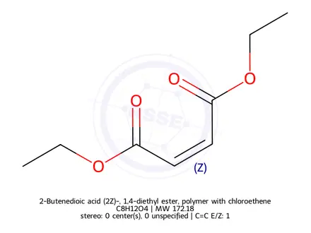 Chemical structure of Diethyl maleate