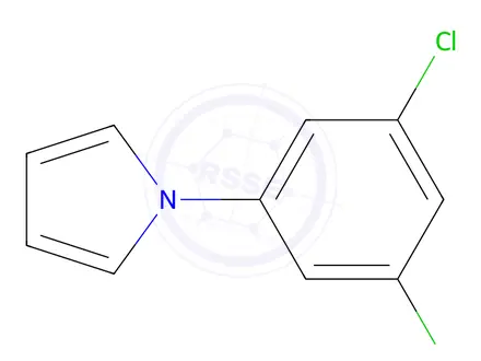 Chemical structure of 1-(3,5-dichlorophenyl)-1H-pyrrole