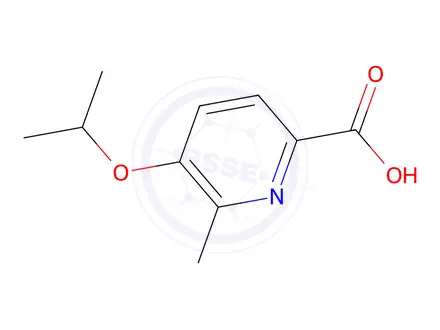 Chemical structure of 5-Isopropoxy-6-methylpicolinic acid