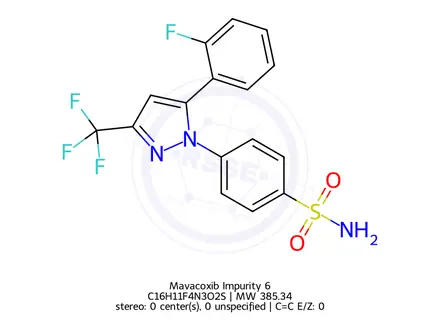 Chemical structure of Mavacoxib Impurity 1