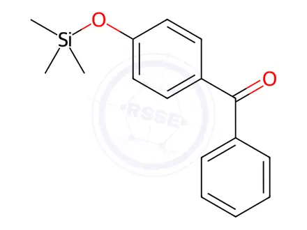 Chemical structure of 4-Trimethylsiloxybenzophenone