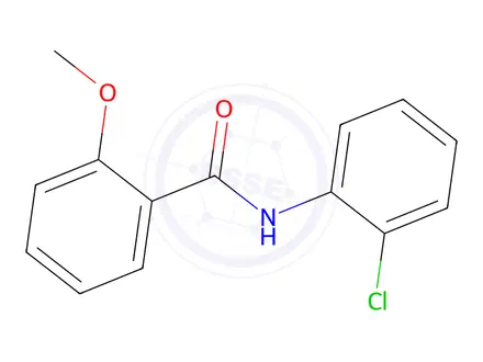 Chemical structure of N-(2-Chlorophenyl)-2-methoxybenzamide