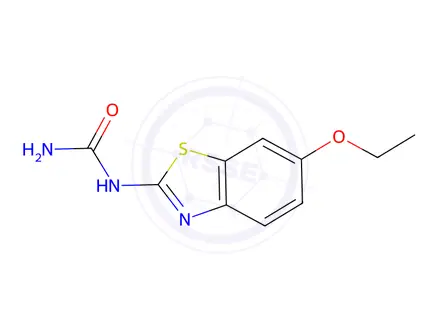 Chemical structure of (6-Ethoxy-1,3-benzothiazol-2-yl)urea