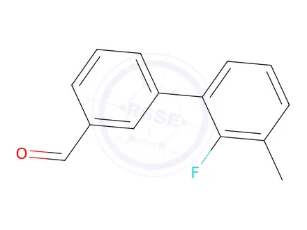 Chemical structure of 2'-fluoro-3'-methyl-[1,1'-biphenyl]-3-carbaldehyde