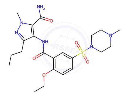 Chemical structure of Sildenafil Citrate Impurity 22