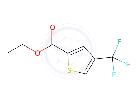 Chemical structure of Ethyl 4-(trifluoromethyl)thiophene-2-carboxylate